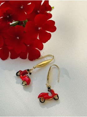 boucles d'oreilles  " Vespa"