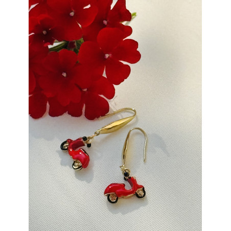 boucles d'oreilles  " Vespa"