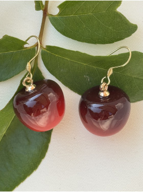 Boucles d'oreilles "Cerises"