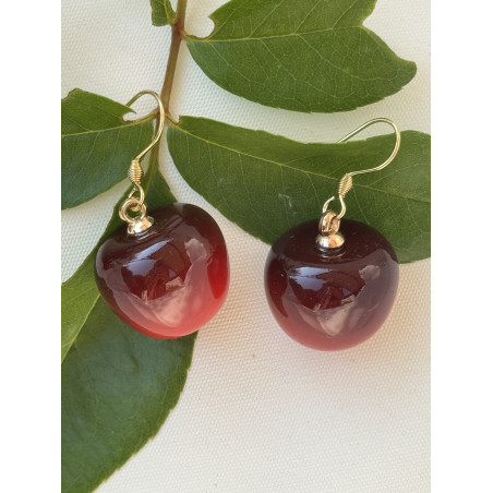 Boucles d'oreilles "Cerises"