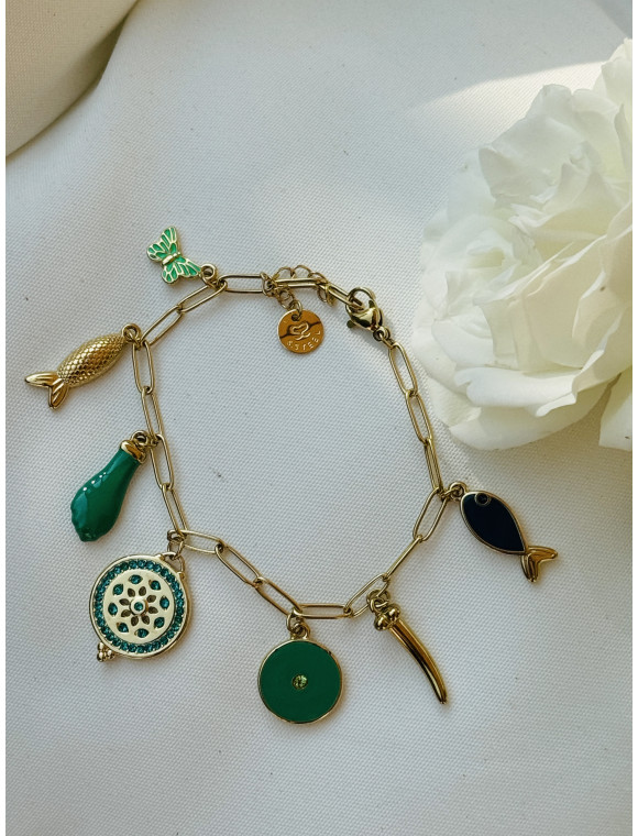 Bracelet "Corse vert"