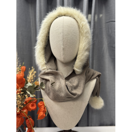 Capuche écharpe "La Pôle"