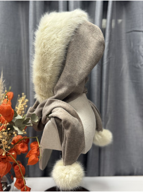 Capuche écharpe "La Pôle"
