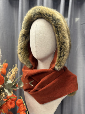Capuche écharpe "La Pôle"