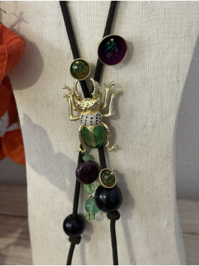 Collier sautoir "Campus"