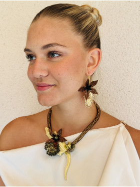 Collier "Le croco"