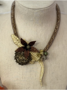 Collier "Le croco"