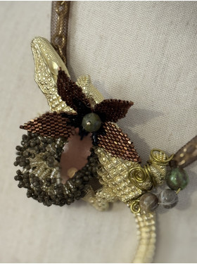 Collier "Le croco"