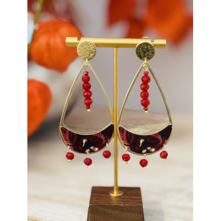 Boucles d'oreilles "Coralie"