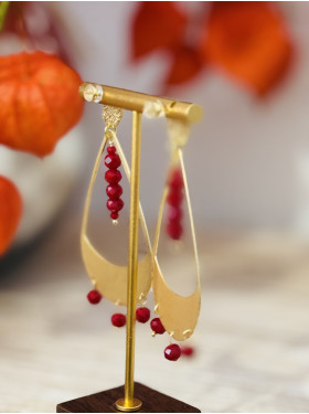 Boucles d'oreilles "Coralie"