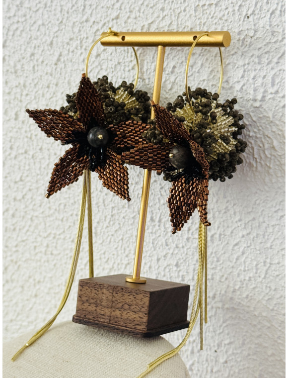 Boucles d'oreille "mélodie"