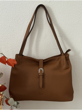 Sac cuir  "Sophie " Vachette grainée