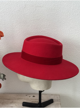Chapeau "Lucie" capeline feutre