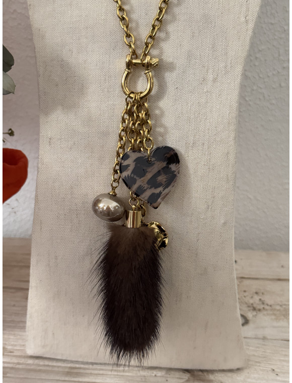 sautoir "Loutre"
