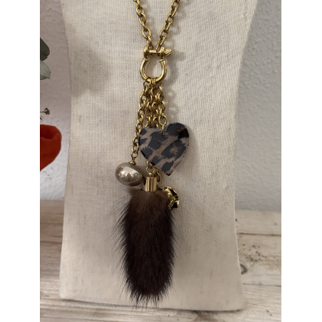 sautoir "Loutre"