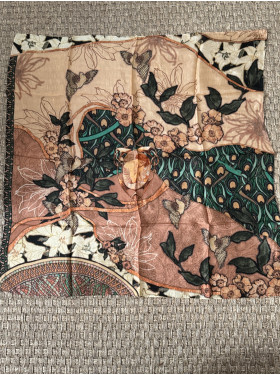 Foulard "Mésange" de la maison Brokante