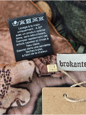 Foulard "Mésange" de la maison Brokante