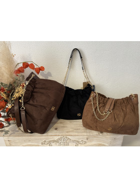 sac synthétique "Classic suède" de la collection Bestini