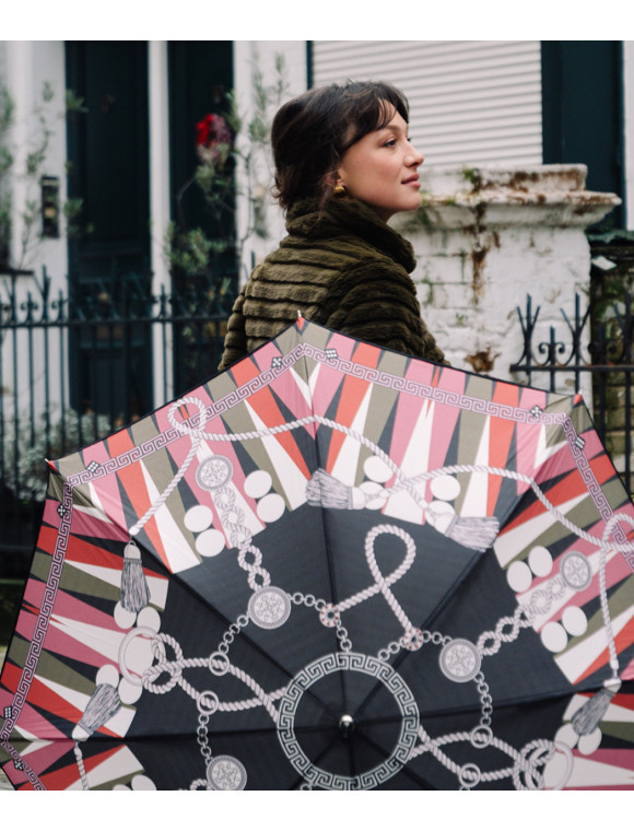 parapluie canne "Backgammons" de la maison piganiol