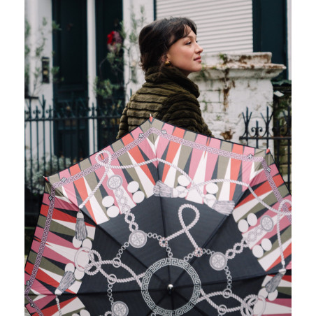 parapluie canne "Backgammons" de la maison piganiol