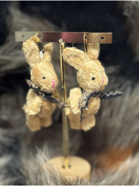 Boucles d’oreilles »Pampan » de l'atelier Valbelcreation