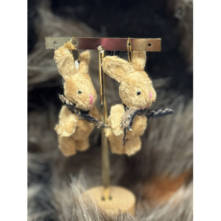 Boucles d’oreilles »Pampan » de l'atelier Valbelcreation