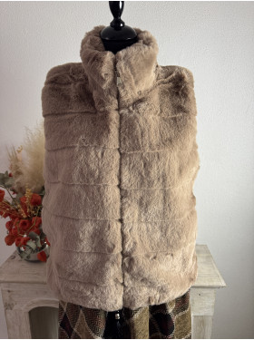 veste "Karine" en fausse fourrure