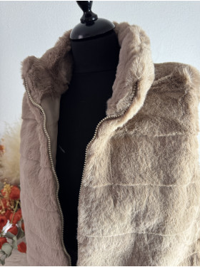 veste "Karine" en fausse fourrure