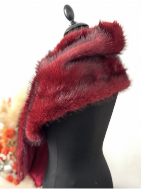 Echarpe "Penelope" en fausse fourrure