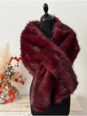 Echarpe "Penelope" en fausse fourrure