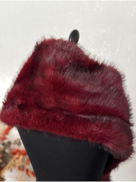 Echarpe "Penelope" en fausse fourrure