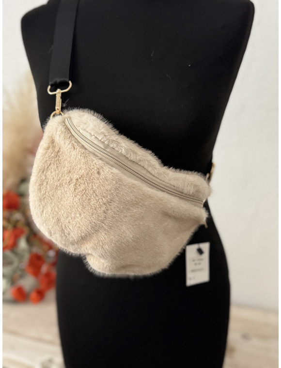 Banane "La Voiron" en fausse fourrure