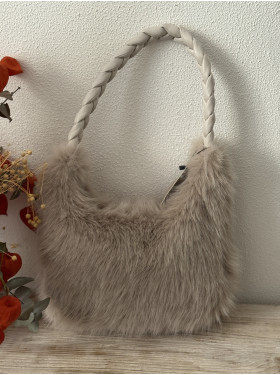 sac a main synthétique "Noelle" fausse fourrure