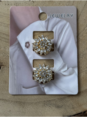 Bijoux cache boutons "Lagune"