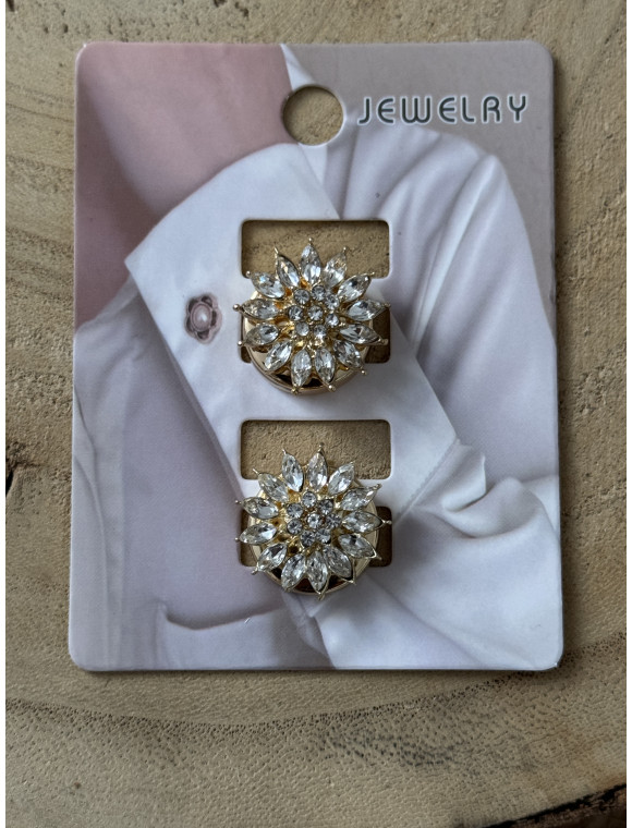 Bijoux cache boutons "Lagune"