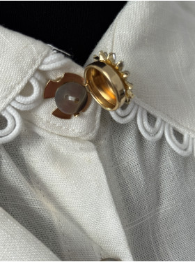 Bijoux cache boutons "Lagune"