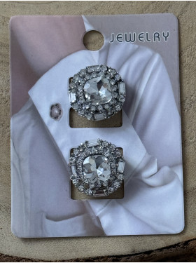 Bijoux cache boutons "Strass"