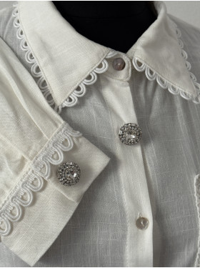 Bijoux cache boutons "Strass"