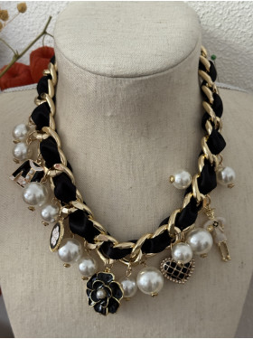 Collier fantaisie "Magniola"