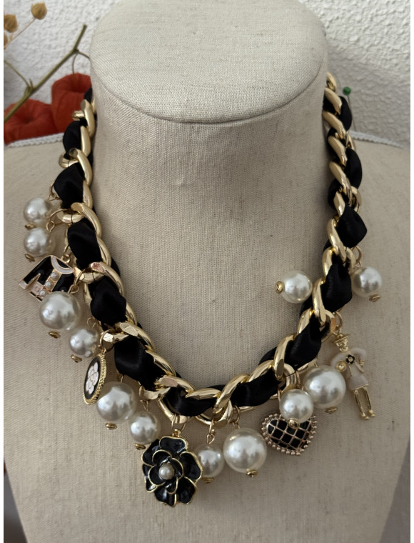 Collier fantaisie "Magniola"