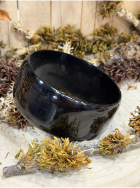 Bracelet large en corne de buffle "Baro" de la collection Soyang