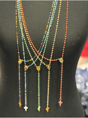 Sautoir chapelet fantaisie "Maria"