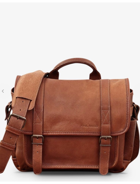Sac cuir "Le petit reporter" de la collection PAUL MARIUS