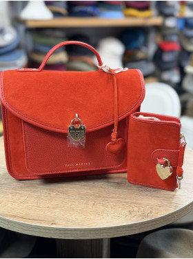 Lot sac et portefeuille "Fusion" de la collection PAUL MARIUS