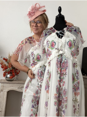 Robe longue "Mireille" de la collection René Derhy