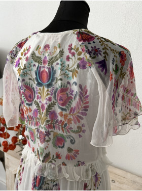 Robe longue "Mireille" de la collection René Derhy