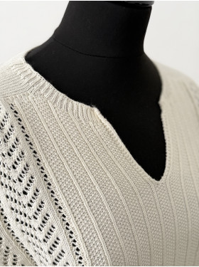 Pull manche courte "La Maille"