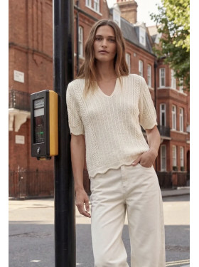 Pull manche courte "La Maille"