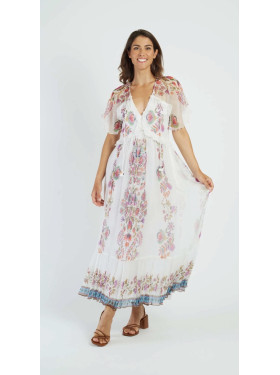 Robe longue "Mireille" de la collection René Derhy