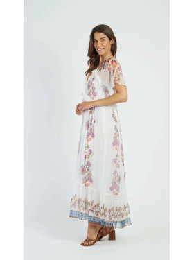 Robe longue "Mireille" de la collection René Derhy